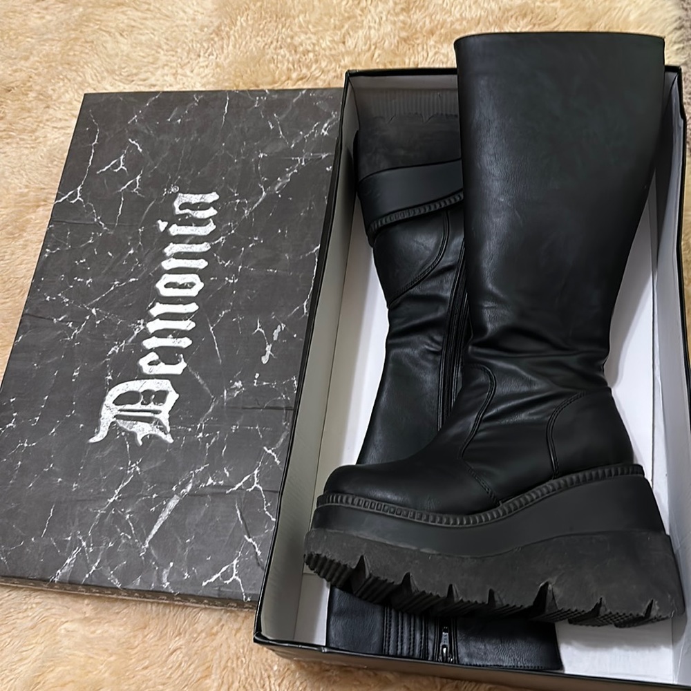 Demonia Black Platform Boots